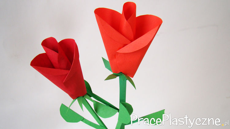 Róża z papieru