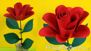 Róża z papieru