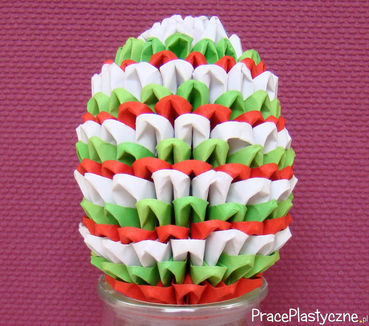 jajko origami modułowe